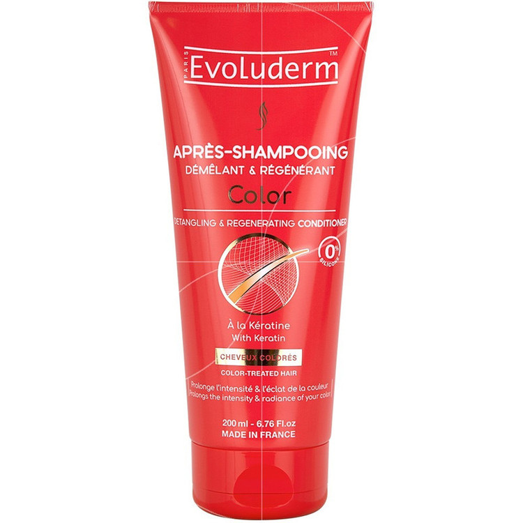 نرمکننده مو اولودرم مدل Colorkeratin حجم 200 میلیلیتر