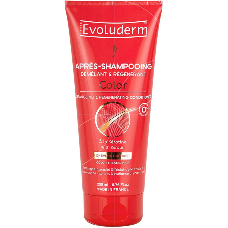 نرم‌کننده مو اولودرم مدل Colorkeratin حجم 200 میلی‌لیتر