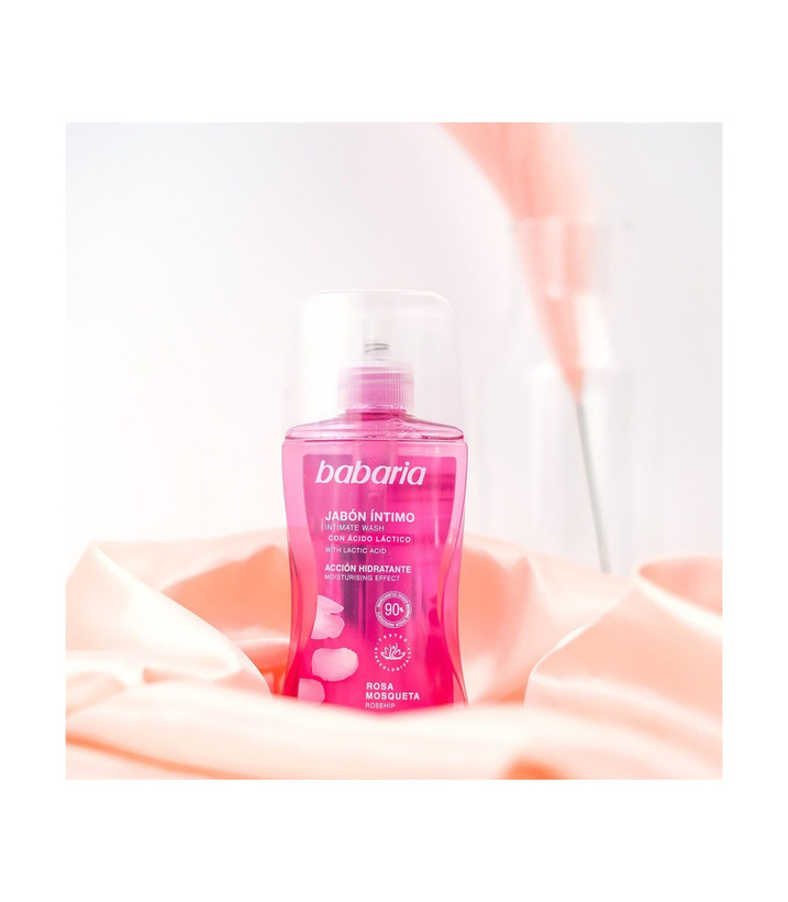 ژل بهداشتی بانوان باباریا مدل Rose حجم 300 میلی لیتر