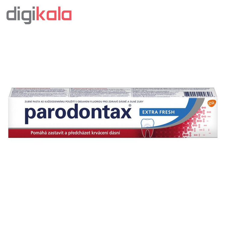 خمیر دندان پارودونتکس مدل EXTRA FRESH حجم 75 میلی لیتر