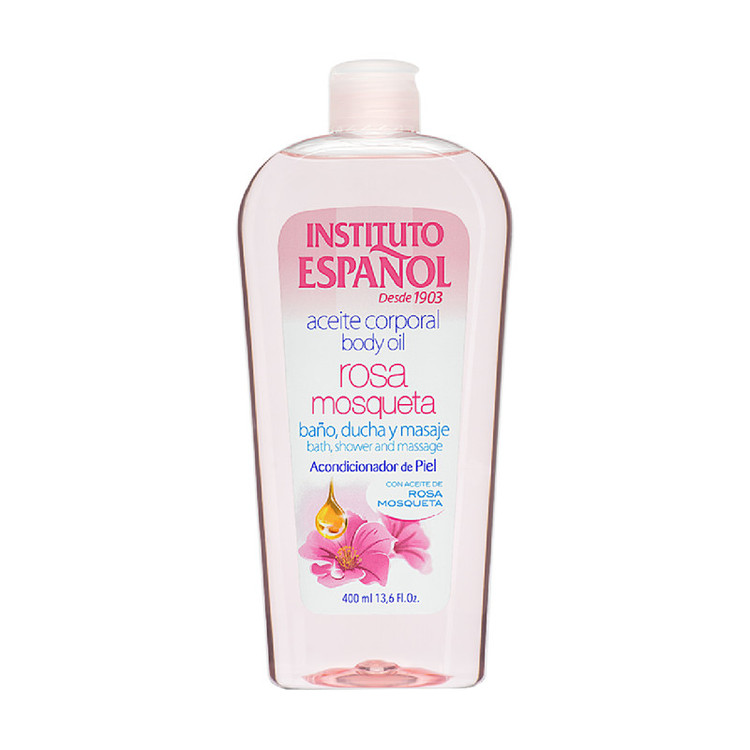 روغن بدن انستیتو اسپانول مدل Rosa Mosqueta حجم 400 میلی لیتر