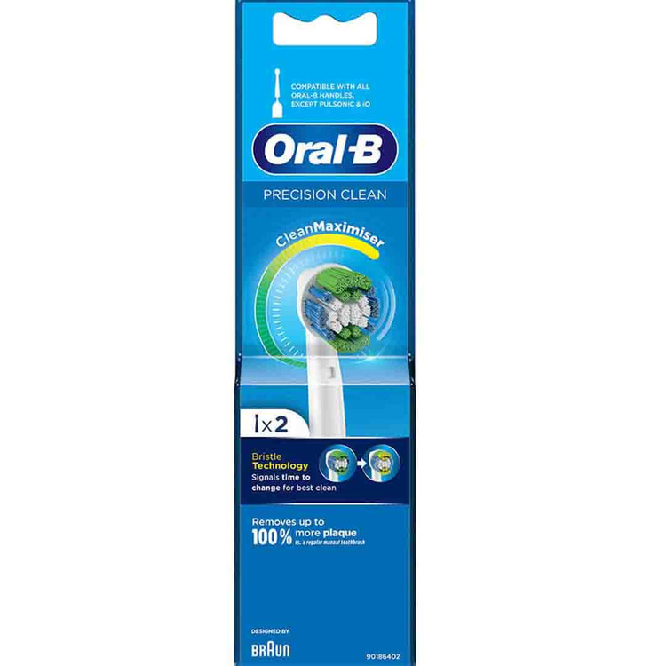 یدک مسواک برقی اورال بی مدل Precision Clean دو عددی