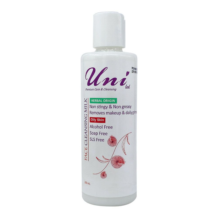 شیر پاک کن یونی لد سری Herbal Origin مدل Oily Skin حجم 200 میلی لیتر
