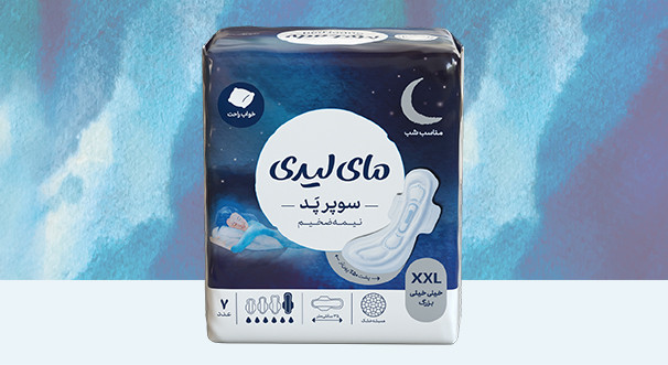 نوار بهداشتی مای لیدی مدل Maxi Superpad بسته 7 عددی