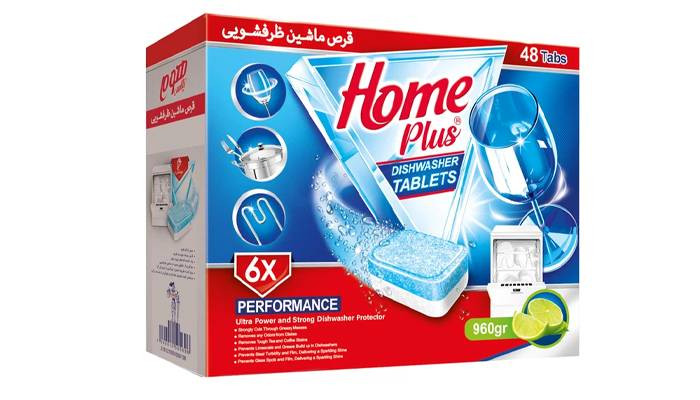 قرص ماشین ظرفشویی هوم پلاس مدل All in 1 بسته 48 عددی