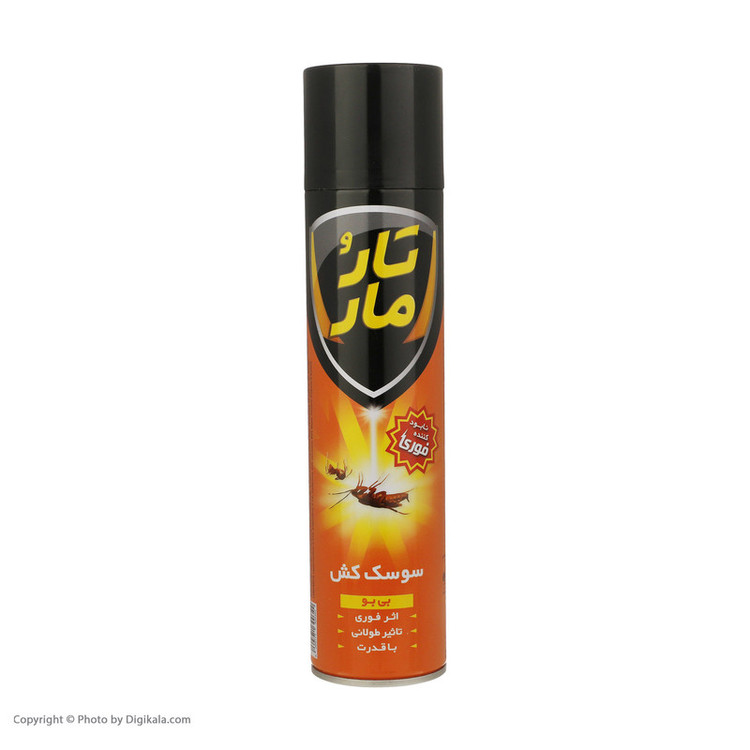 اسپری سوسک کش تارومار مدل insect killer حجم 400 میلی لیتر